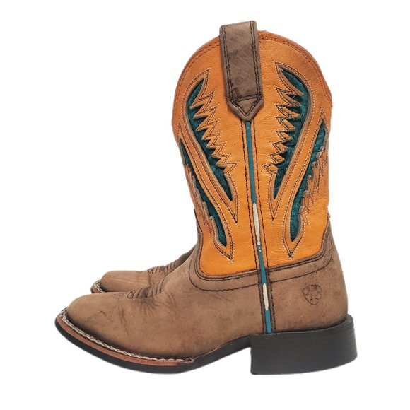 ARIAT Unisex Youth Leather Western Boot 9US/27 EUR 10027300 - Picture 3 of 13